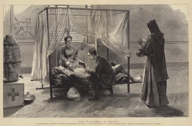 Nos blessés en Égypte